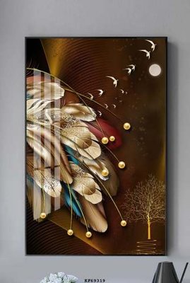 File PSD File tranh hiện đại pha lê gương KF69319 (nguyên gốc) chất lượng cao