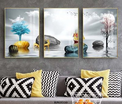 File tranh trang trí File tranh hiện đại pha lê gương KF69330 (file gốc)