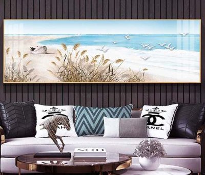 File tranh File tranh hiện đại pha lê gương KF69350 (bản gốc) in lụa 5D