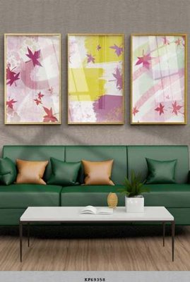 Ảnh gốc File tranh hiện đại pha lê gương KF69358 (độ nét cao) in tráng gương