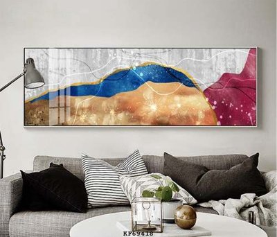 File in trần File tranh hiện đại pha lê gương KF69418 (bản gốc) bầu trời