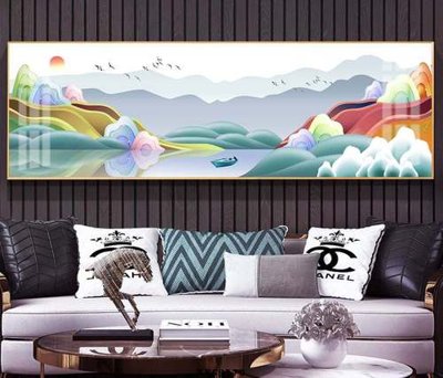 Download file gốc File tranh hiện đại pha lê gương KF69570 (in mica) 3D