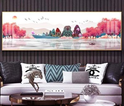 File ảnh File tranh hiện đại pha lê gương KF69572 (gốc) trang trí khách sạn