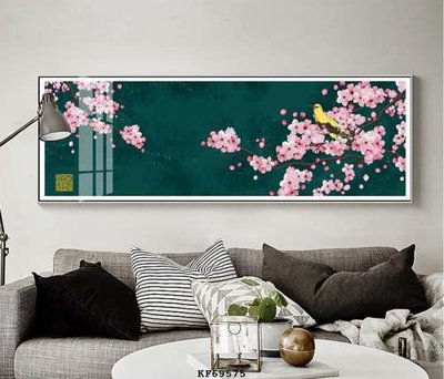 File tranh File tranh hiện đại pha lê gương KF69575 (bản gốc) treo quán cafe