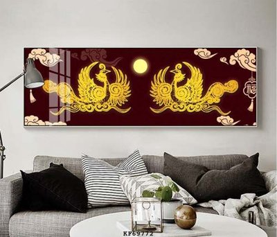 File gốc in tráng gương File tranh hiện đại pha lê gương KF69772 chi tiết