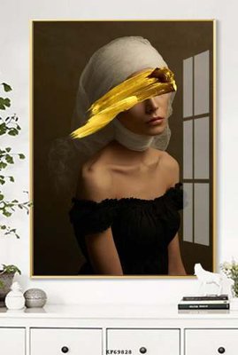 File in trần File tranh hiện đại pha lê gương KF69828 (bản gốc) 5D