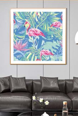 File tranh quảng cáo File tranh hiện đại pha lê gương KF69840 (file gốc) chuyên nghiệp