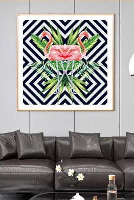 File tranh PSD File tranh hiện đại pha lê gương KF69846 chất lượng cao