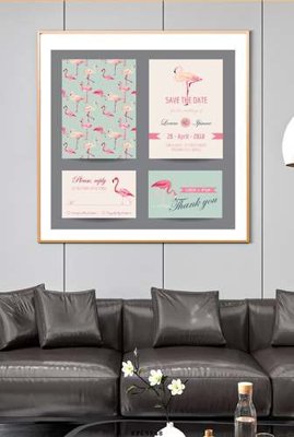 Tải file File tranh hiện đại pha lê gương KF69848 (gốc) chủ đề phong thủy