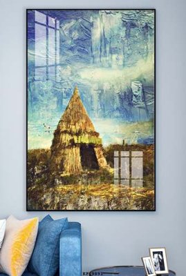 Chi tiết file ảnh File tranh hiện đại pha lê gương KF69891 sắc nét