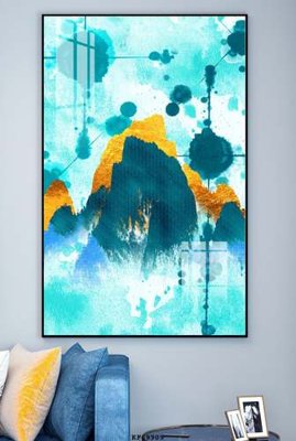 File gốc File tranh hiện đại pha lê gương KF69909 (in mica) làm quà tặng