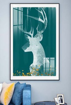 File gốc File tranh hiện đại pha lê gương KF69921 (ảnh chi tiết) để in trần