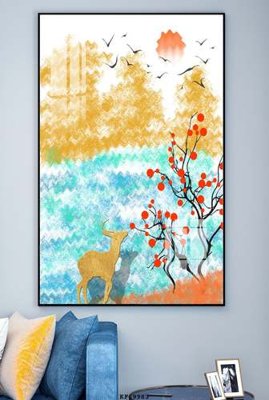 File in ấn chuyên nghiệp File tranh hiện đại pha lê gương KF69983 (file gốc)