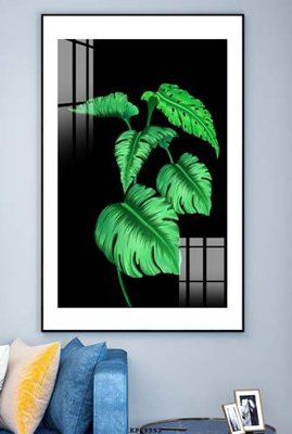 File gốc File tranh hiện đại pha lê gương KF69992 (in tráng gương) ốp tường