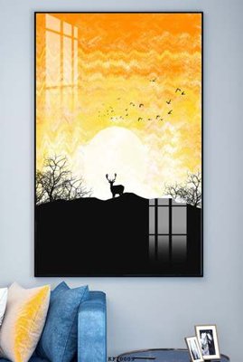 File PSD File tranh hiện đại pha lê gương KF70009 (bản gốc) dễ dàng edit