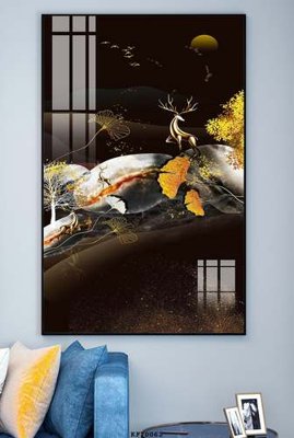 File tranh ảnh gốc File tranh hiện đại pha lê gương KF70062 dùng cho in khổ lớn