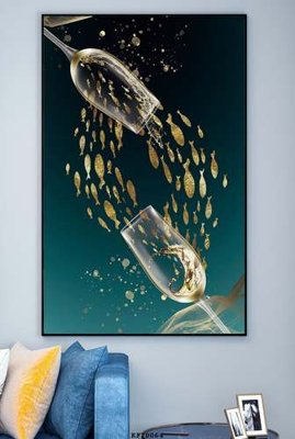 File in ấn File tranh hiện đại pha lê gương KF70064 (bản gốc) sắc nét