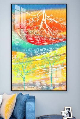 File ảnh File tranh hiện đại pha lê gương KF70067 (gốc) in Hiflex