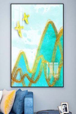 File gốc File tranh hiện đại pha lê gương KF70082 (vector) cho in ấn