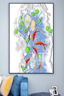 File tranh quảng cáo File tranh hiện đại pha lê gương KF70090 (download file gốc)