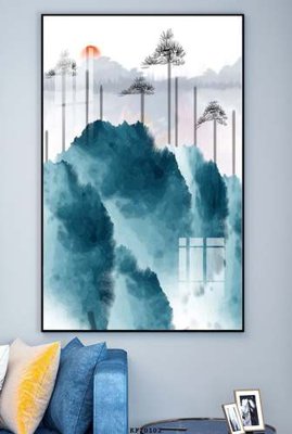 File in ấn File tranh hiện đại pha lê gương KF70102 (bản gốc) cao cấp