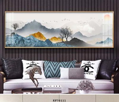 File tranh trang trí File tranh hiện đại pha lê gương KF70111 (file gốc)