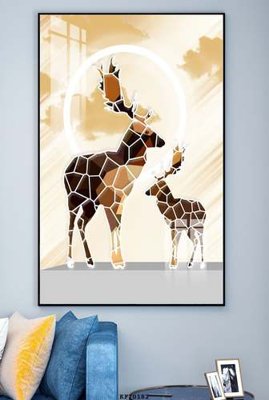 File tranh File tranh hiện đại pha lê gương KF70182 (gốc) chủ đề thiên nhiên