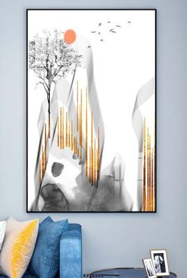 File ảnh gốc File tranh hiện đại pha lê gương KF70205 không vỡ nét