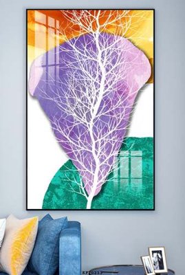 File in ấn cao cấp File tranh hiện đại pha lê gương KF70213 (file gốc)