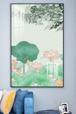 File ảnh File tranh hiện đại pha lê gương KF70230 (gốc) trang trí khách sạn