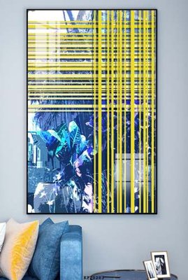 File gốc in mica File tranh hiện đại pha lê gương KF70283 chất lượng