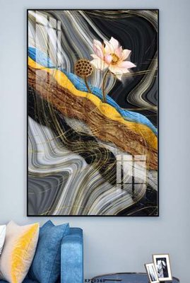 File tranh quảng cáo File tranh hiện đại pha lê gương KF70348 (file gốc) chuyên nghiệp