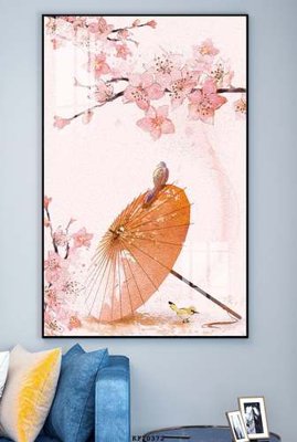 File in trần File tranh hiện đại pha lê gương KF70372 (bản gốc) đại dương