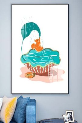 File tranh File tranh hiện đại pha lê gương KF70374 (gốc) in trên kính