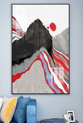 File gốc File tranh hiện đại pha lê gương KF70376 (ảnh chi tiết) để in lụa