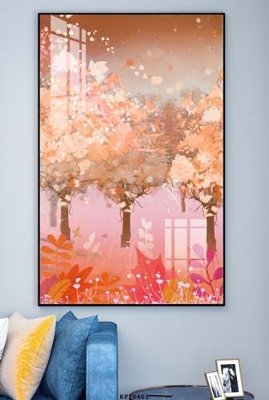 File gốc File tranh hiện đại pha lê gương KF70401 (PSD/TIFF) độ phân giải cao