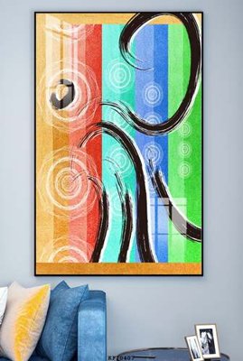 File tranh gốc File tranh hiện đại pha lê gương KF70407 (bản quyền) độc đáo