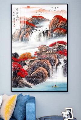 File in ấn File tranh hiện đại pha lê gương KF70414 (bản gốc) chất lượng cao