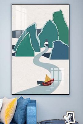 File tranh File tranh hiện đại pha lê gương KF70423 (ảnh gốc) độc quyền