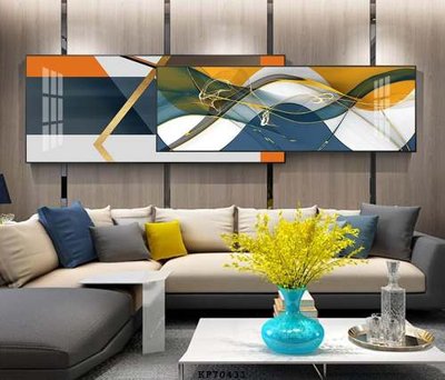 File tranh gốc in trần nhà File tranh hiện đại pha lê gương KF70431 3D