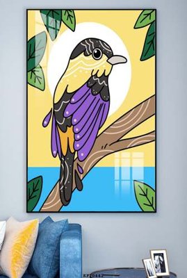 File in mica File tranh hiện đại pha lê gương KF70442 (bản gốc) sắc sảo