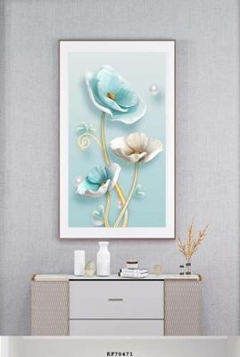 Tải file File tranh hiện đại pha lê gương KF70471 (ảnh gốc) in gạch 3D