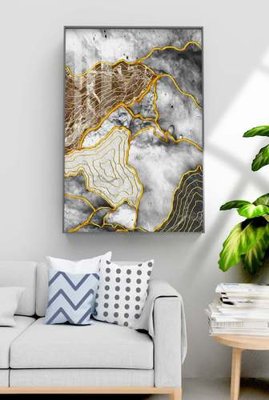 File PSD File tranh hiện đại pha lê gương KF70490 (gốc) cho in quảng cáo