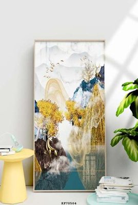 File gốc File tranh hiện đại pha lê gương KF70504 (in 3D) nghệ thuật