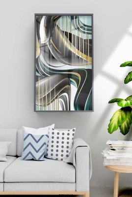 File gốc File tranh hiện đại pha lê gương KF70517 (cho in ấn) độc quyền