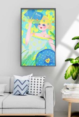 File PSD File tranh hiện đại pha lê gương KF70524 (bản gốc) dễ dàng edit