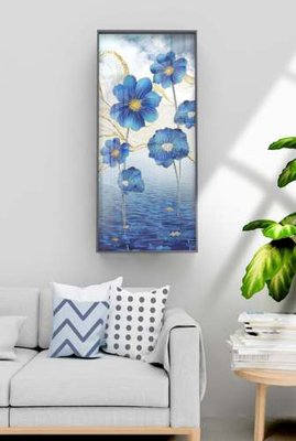 File in trần File tranh hiện đại pha lê gương KF70525 (file gốc) phong thủy