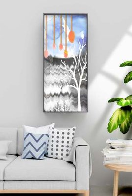 File gốc File tranh hiện đại pha lê gương KF70529 (in ấn) không giới hạn