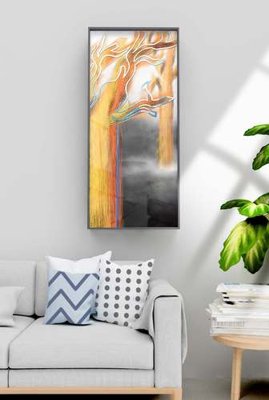 File gốc File tranh hiện đại pha lê gương KF70536 (in mica) làm quà tặng