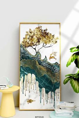 File tranh File tranh hiện đại pha lê gương KF70545 (gốc) chủ đề tĩnh vật